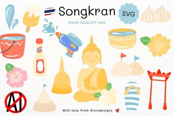Download Thailand Songkran Festival SVG - Festival Collection