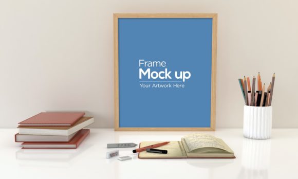 Download Kids Photo Frame Laying on Floor Mockup - Premium Bundle