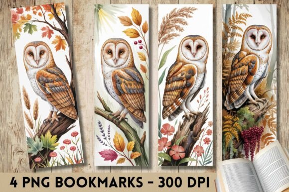 Download Autumn Forest Owl Printable Bookmark - Owl printable Collection
