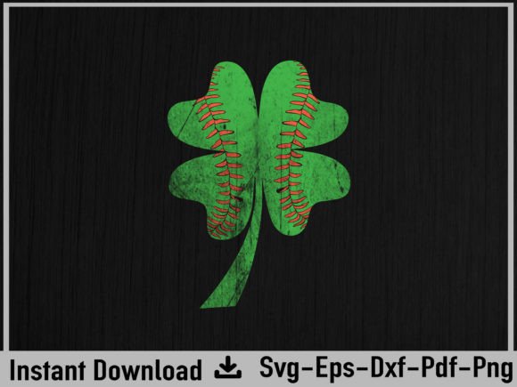 Download St Patrick's Day Shamrock Baseball - Premium Resources