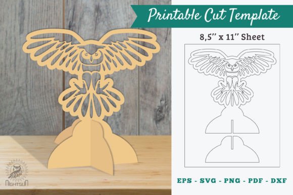 Download Owl Printable Cut Template - Owl printable Collection