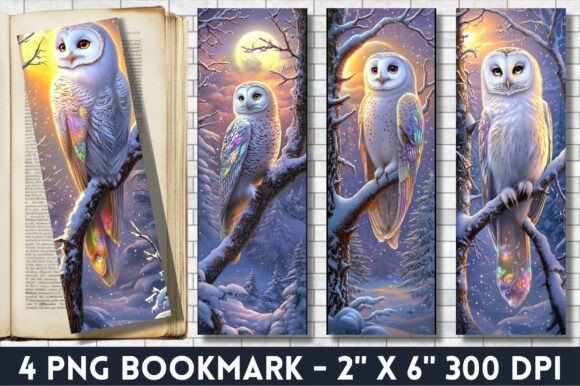 Download Snowy Owl Printable Bookmark PNG - Owl printable Collection