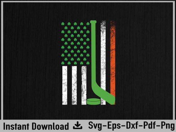 Download Vintage Hockey St Patricks Day American - Premium Resources