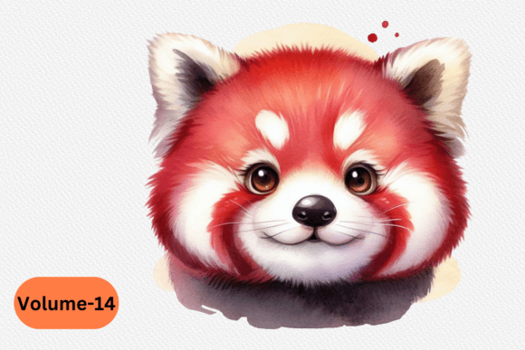 Download Cute Red Panda Watercolor Sublimation - Premium Bundle