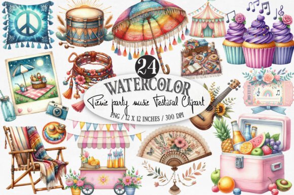 Download Picnic Party Music Festival Clipart - Festival Collection