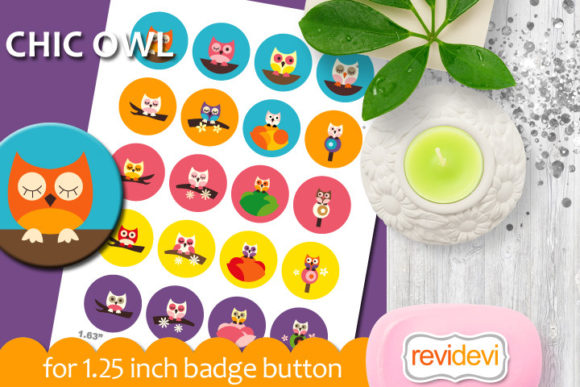 Download Chic Owl Printable Circle - Owl printable Collection